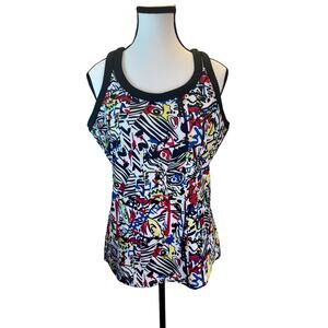 Bolle High Performance Women's Stretch Sport Tank Top Size Large Multi Color